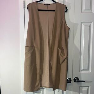 *2 FOR $15* Neutral Tab Light Blazer Vest | Womens | Large | Shein